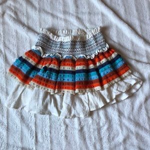 Smocked waisted skirt